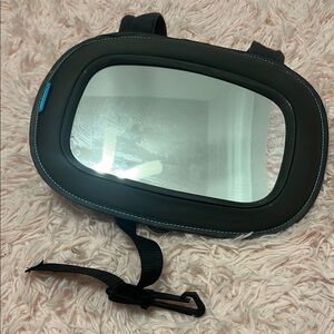 Munchkin Black and Blue baby in sight mirror for car